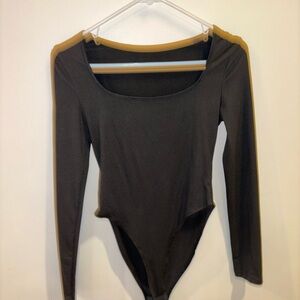 black shein bodysuit